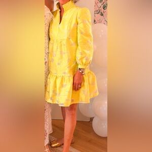 Tuckernuck Citron Fil Coupe Palmerston Dress
